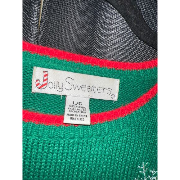 Ugly Christmas Sweater Xmas Size Large Dinosaur - Picture 2 of 3